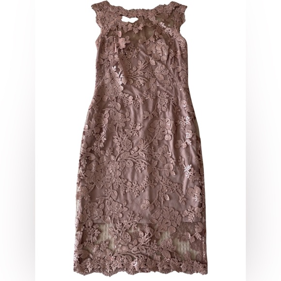 Tadashi Shoji Pink Lace Dress - Picture 3 of 8